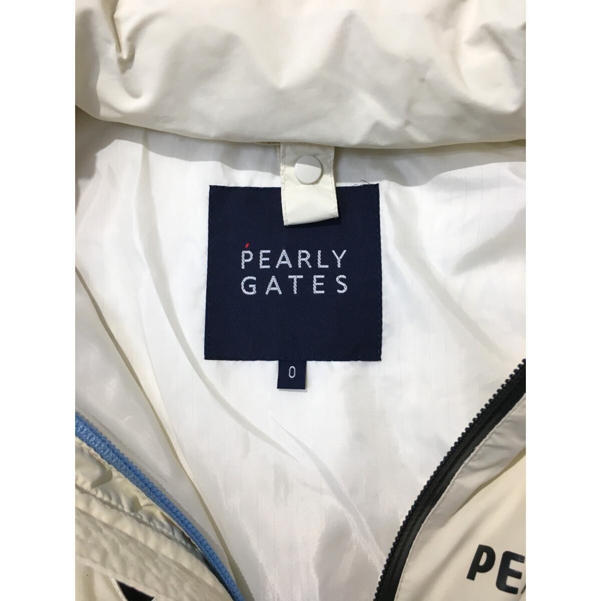 coco*{ with translation } Pearly Gates * long sleeve double Zip blouson *2WAY* with a hood .* white *0(S)* used * letter pack post service plus shipping possible *90199