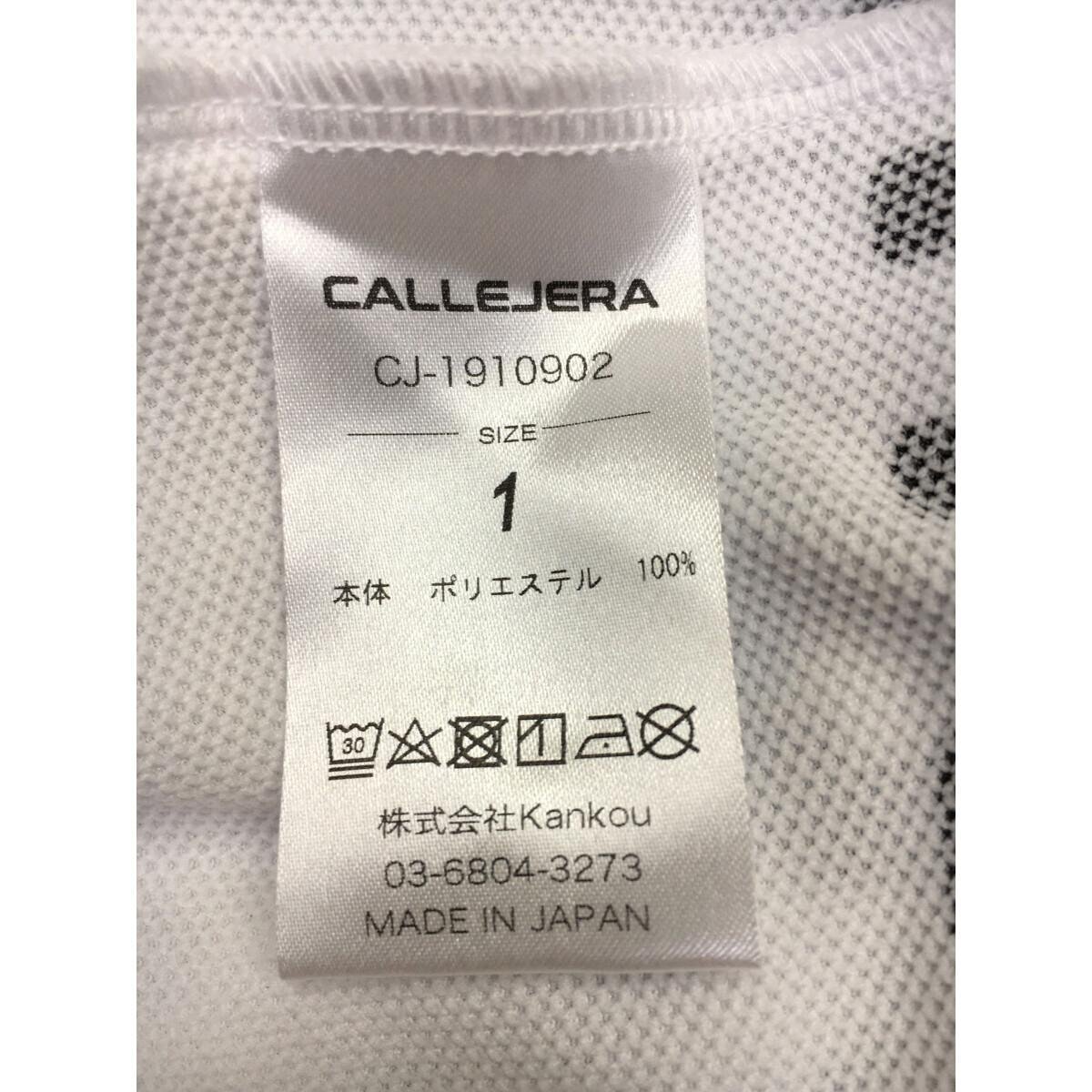 coco★新品★カジェヘラ★CALLEJERA★ノースリーブポロワンピース★白×黒★1(M)★CJ-1910902※レターパックプラス発送可★90963_画像5