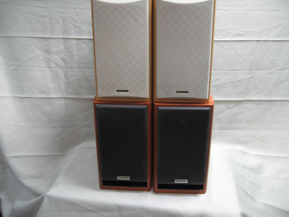  speaker *2 collection (4 piece )* on both *ONKYO*D-NFR7*D-V77A