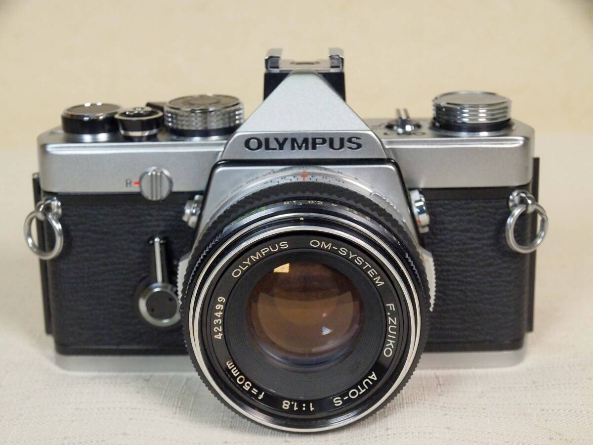 ★【整備品/難あり】OLYMPUS オリンパス OM-1 (1261743) / ZUIKO 50mm F1.8 ★の画像2