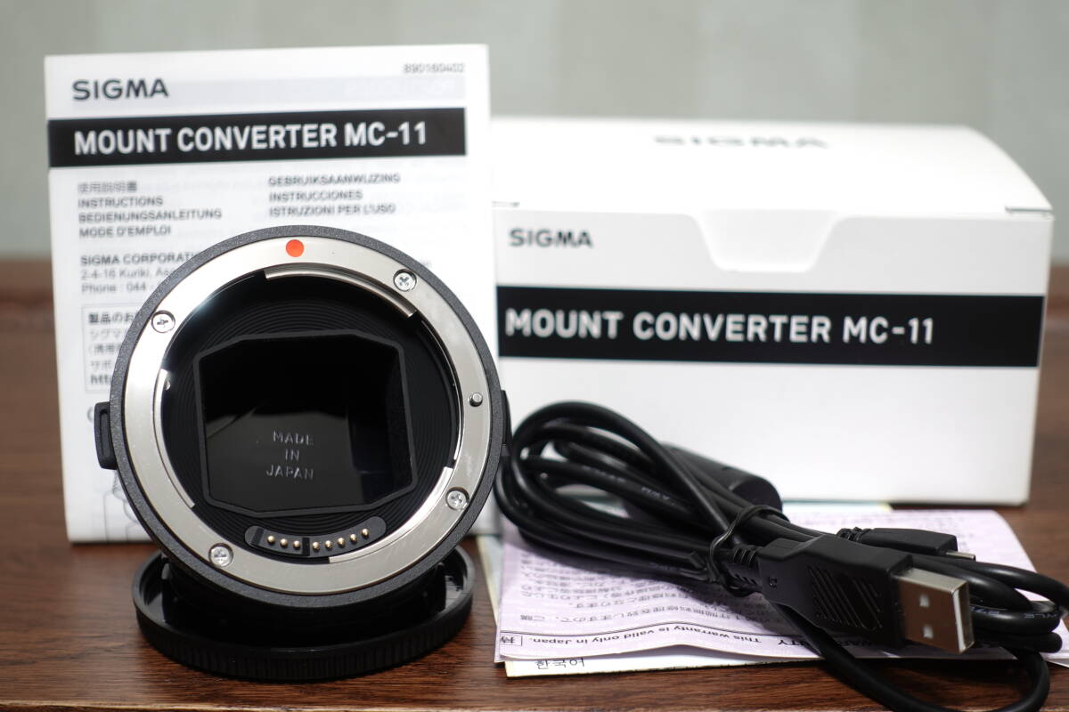 シグマ MOUNT CONVERTER MC-11 キヤノンEFレンズ-ソニーEマウント用_画像1