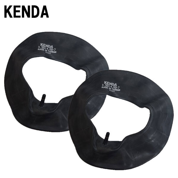 KENDA チューブ ■２枚セット■ 3.50/4.00-7 直(TR13) サイズ兼用 3.50-7 4.00-7 350/400-7_画像1