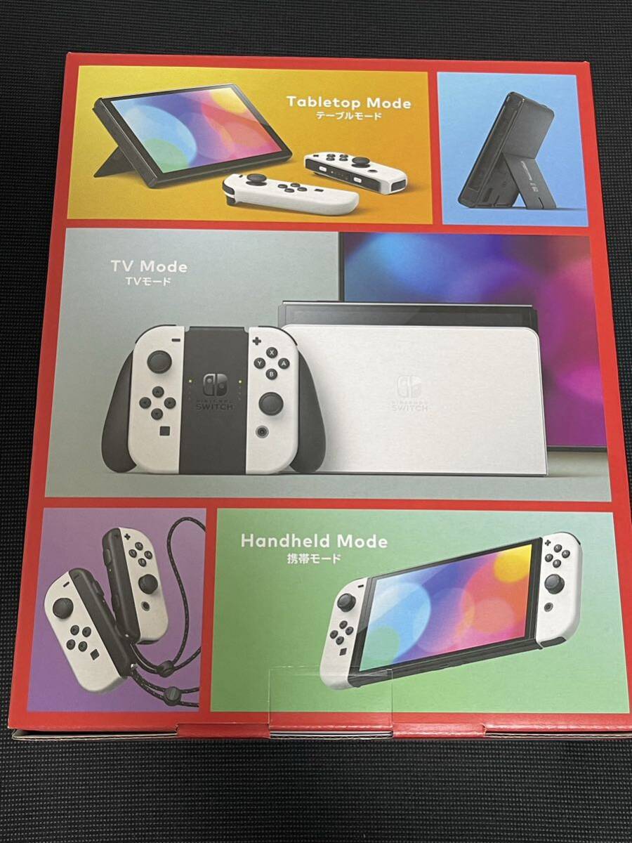 新品未開封 Nintendo Switch(有機ELモデル) Joy-Con(L)/(R) ホワイト 任天堂 ニンテンドー スイッチ マリオ ゼルダの画像2
