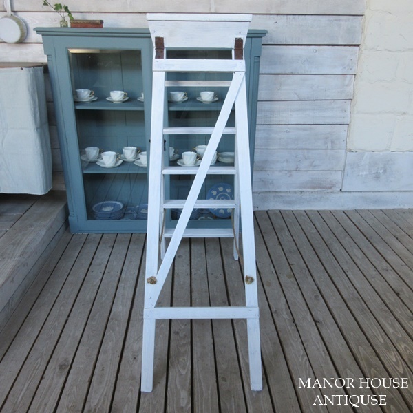  England antique furniture ladder library step display store furniture wooden pine Britain OTHERFUNITURE 6562d new arrival 