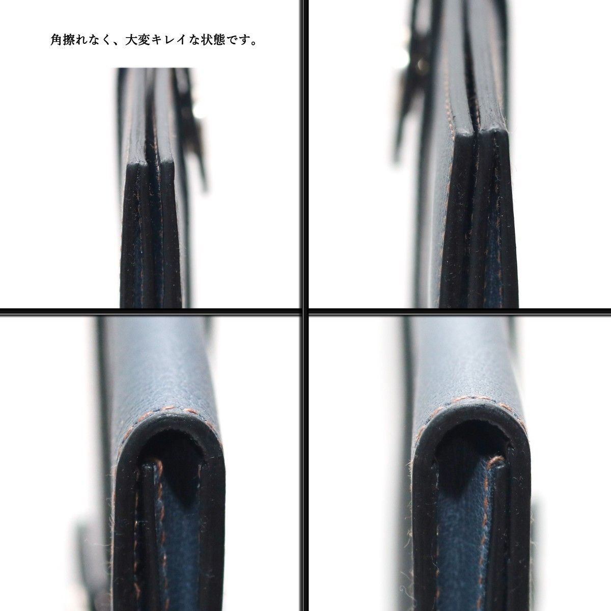 美品】 エルメス デミトリー / セリエボタン / ネイビー / 長 美品】 エルメス デミトリー / セリエボタン / ネイビー / 長