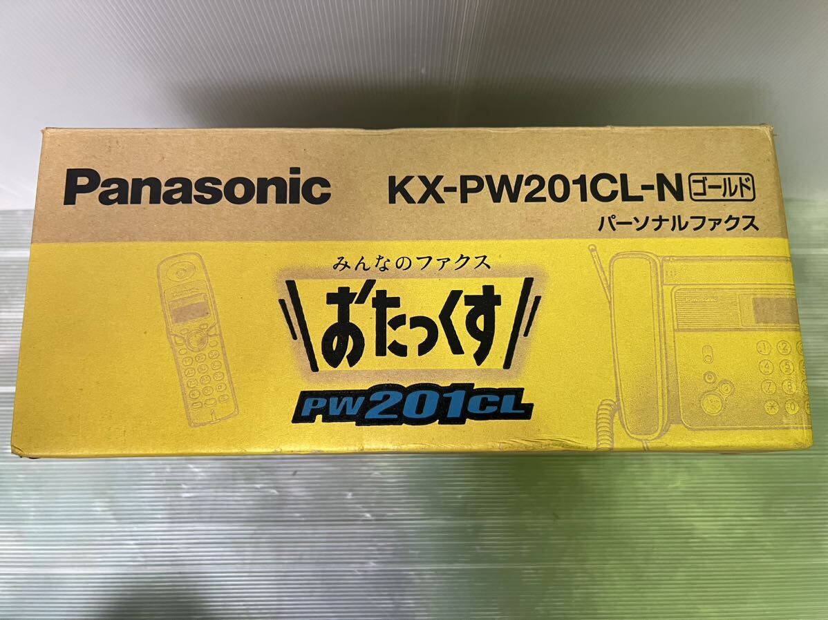 ③-47 パーソナルファクス FAX KX-PW201CL-N パナソニック Panasonic おたっくす ゴールド pw201clの画像2