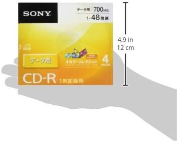 ソニー データ用CD-R 1-48倍速 10mmケース 4枚 4CDQ80GX_画像3