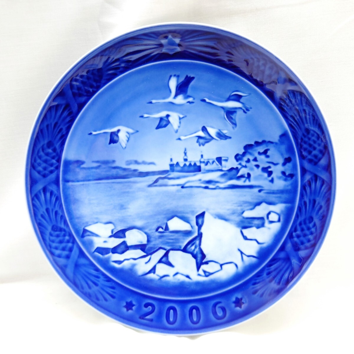 【未使用保管品】 ロイヤルコペンハーゲン イヤープレート 2004 2005 2006 2007 食器 皿 趣味 コレクション 飾り皿 hgs38の画像7