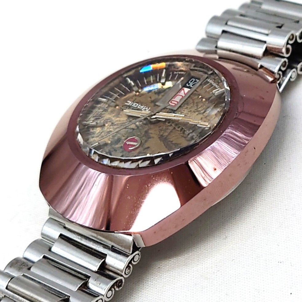 【希少文字盤】 ラドー ダイアスター 18 マジック デイデイト ダイヤスター 自動巻き RADO DIASTAR メンズ 腕時計 時計 hgs9の画像3