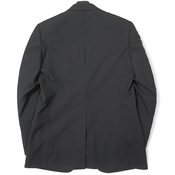 新品 パッゾコレクション 春夏 ウール ストライプ 2パンツ スーツ A10 (5L) 黒 【J53026】 メンズ ウォッシャブル トロピカル ノータック_画像3