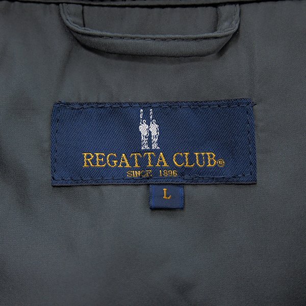 新品 レガッタクラブ 防風 ボンディング スタンド ブルゾン L 黒 【RC85-0001_10】 REGATTA CLUB ジャケット メンズ スポーティー 高密度_画像10