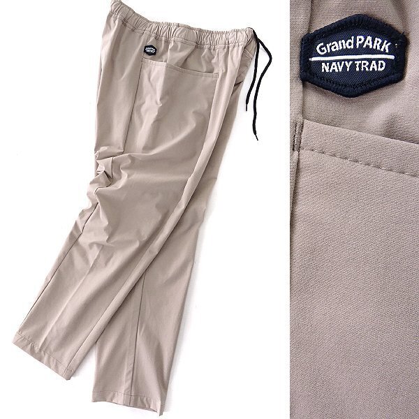  новый товар Grand PARK Nicole отметка Touch боковой карман легкий брюки 48(L) бежевый [P20993] NICOLE весна лето мужской стрейч 