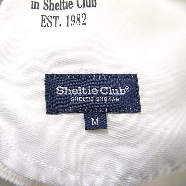 新品 シェルティークラブ 24SS コットン クライミング イージー パンツ M 白 【SH1441112_7】 Sheltie Club 春夏 メンズ 刺繍 マリン_画像10