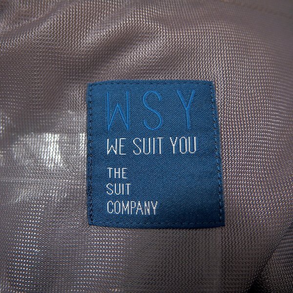  новый товар костюм Company LANATEC омыватель bru стрейч брюки L чай [P31333] WE SUIT YOU мужской слаксы "в елочку" 