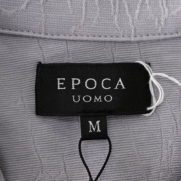 new goods Epoca womo tuck ja card short sleeves Skipper polo-shirt M ash [I47740] spring summer men's EPOCA UOMO jersey - knitted summer 