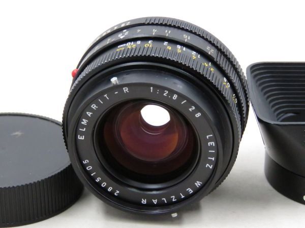 [22565Y3]★実用品★LEICA ELMARIT-R 28mm F2.8 3カム フード付き_専門店より限定入荷しました！！