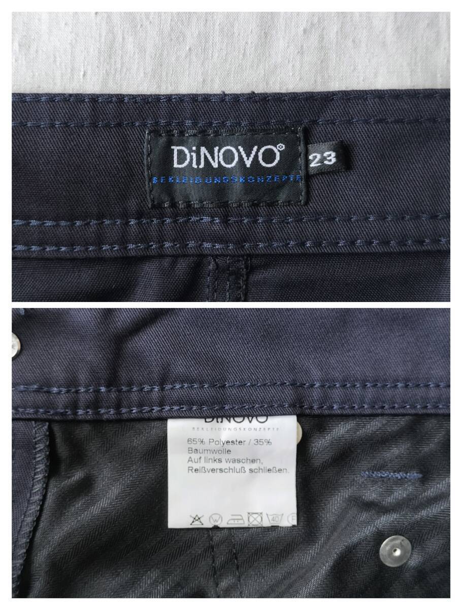 2000's~ DINOVO ユーロワークパンツ カーゴパンツ ヴィンテージ ヨーロッパワーク フランスワーク ダークネイビー 濃紺 極美品の画像10