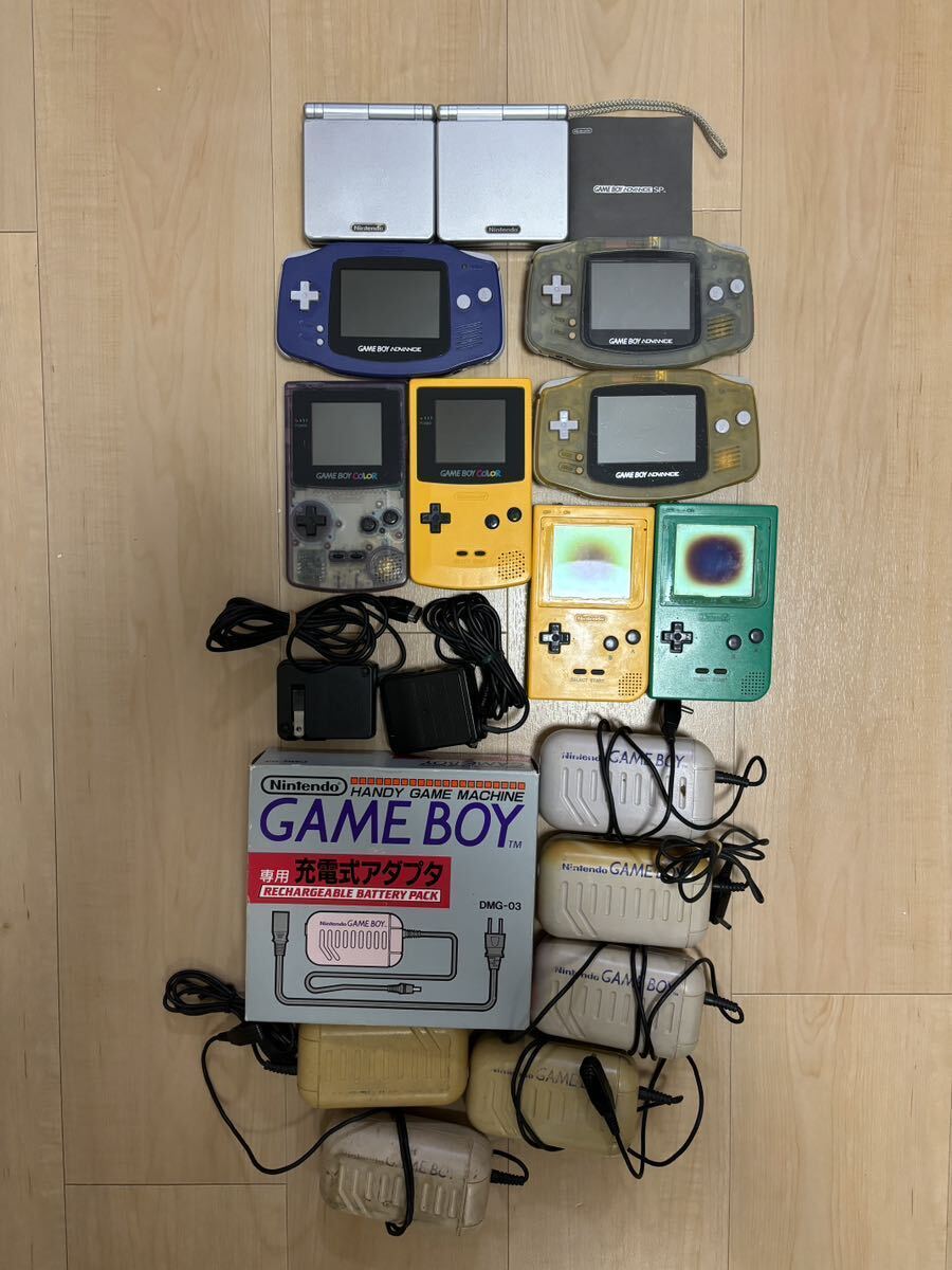  Game Boy Advance advance ×3 color ×2 pocket ×2 SP×2 instructions attaching serial number coincidence equipped rechargeable adapter box instructions attaching etc. 