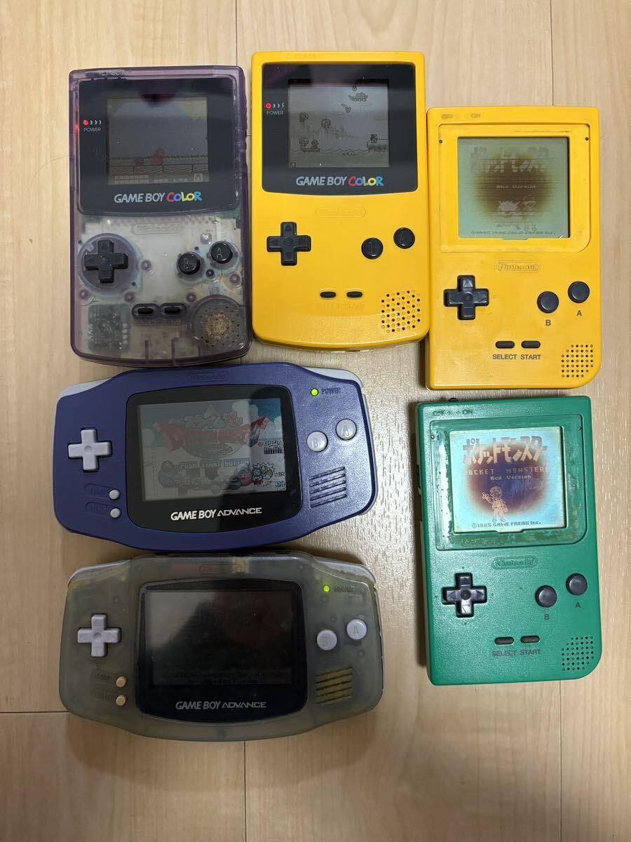  Game Boy Advance advance ×3 color ×2 pocket ×2 SP×2 instructions attaching serial number coincidence equipped rechargeable adapter box instructions attaching etc. 