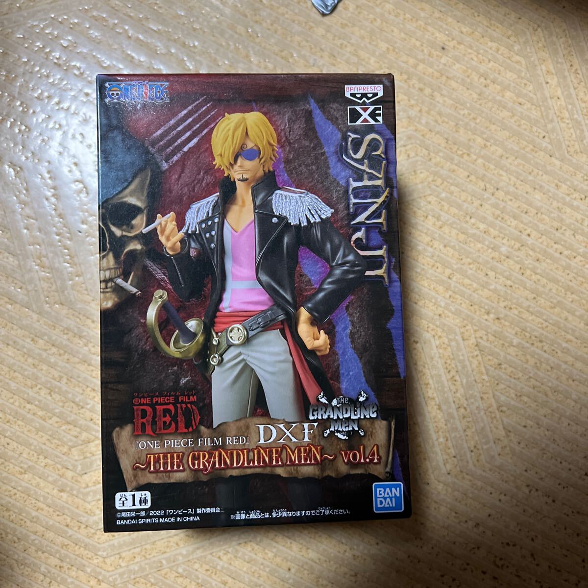 ONE PIECE One-piece FILM RED DXF THE GRANDLINE MEN Vol.4 Sanji new goods unopened prompt decision 