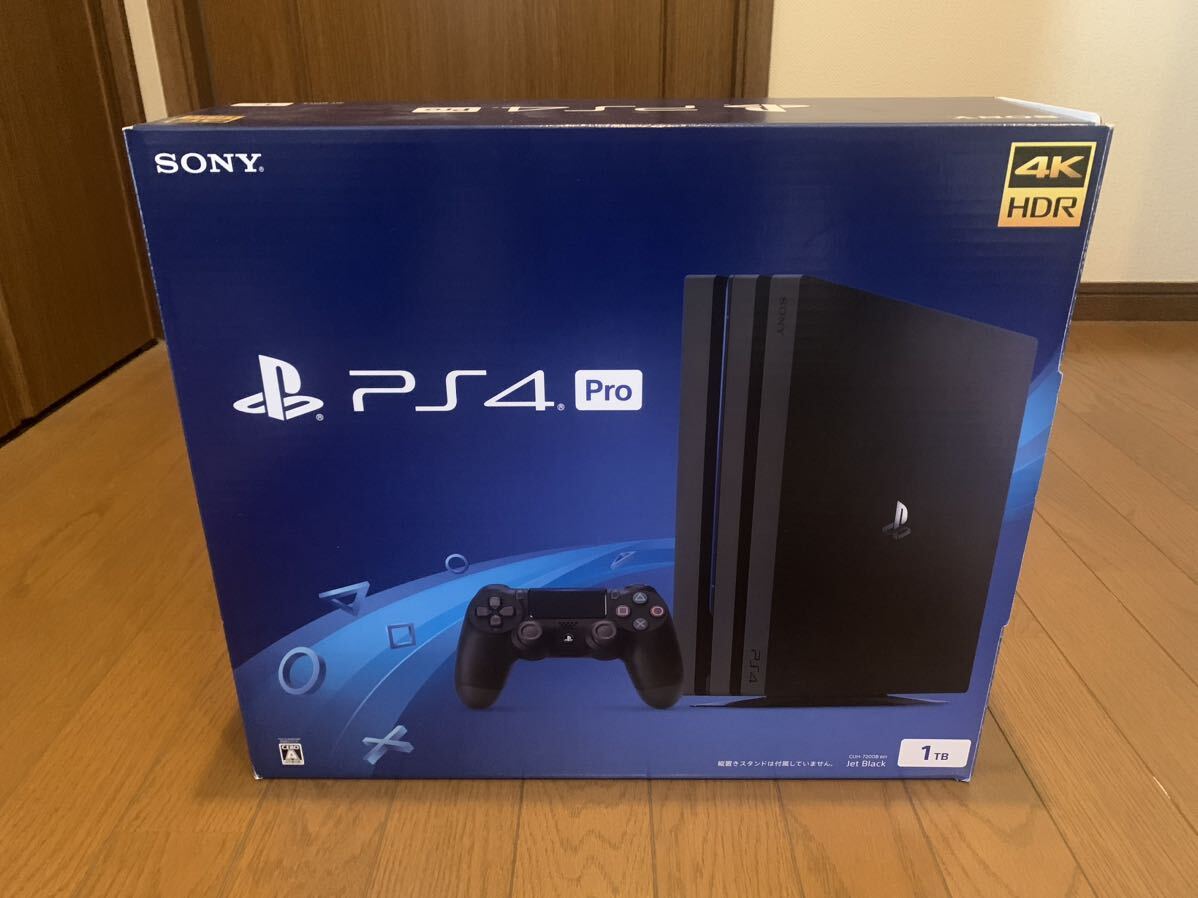 PS4 Pro 1TB CUH-7200B B01 ジェットブラック 本体 動作確認済み 初期化済み PlayStation4 プレイステーション4_画像1