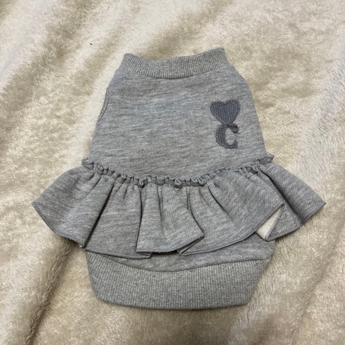 【美品】サーカスサーカス circus circus Heart Baby Sweat ヘザーグレーXSサイズ