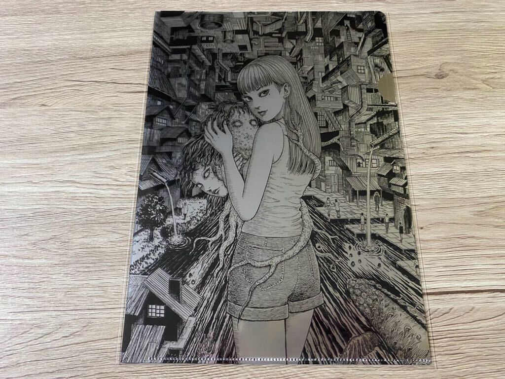 新品未開封　全3種セット　伊藤潤二展 誘惑 A4仕切り付きクリアファイル JUNJI ITO EXHIBITION ENCHANTMENT 富江 うずまき　送料無料