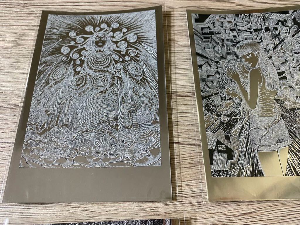 新品未使用　全9種セット　蒸着紙ポストカード　伊藤潤二展 誘惑 JUNJI ITO EXHIBITION ENCHANTMENT 富江 うずまき　送料無料_画像2