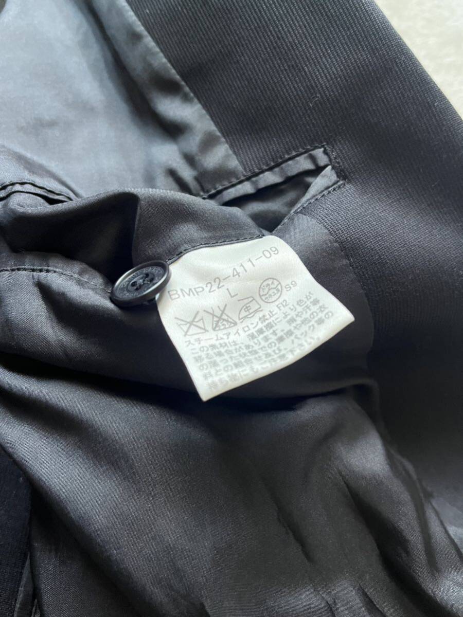  прекрасный товар BURBERRY BLACK LABEL Burberry Black Label черный noba проверка необшитый на спине tailored jacket L размер лето 