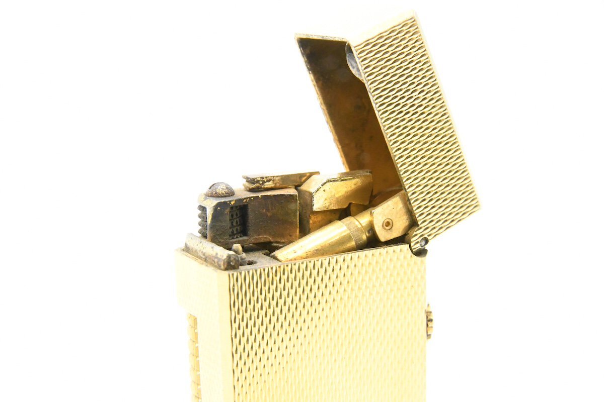 dunhill ダンヒル ローラーライター ゴールド ガスライター 喫煙具 ライター 20756301の画像7