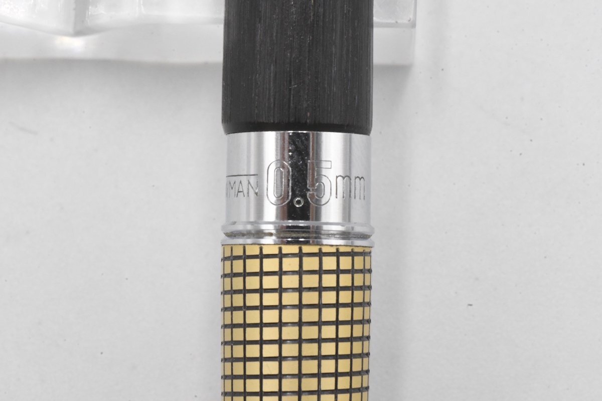 NEWMAN ニューマン 0.5mm 製図用シャープペン 黒 ブラック ヘアライン 20794146の画像7