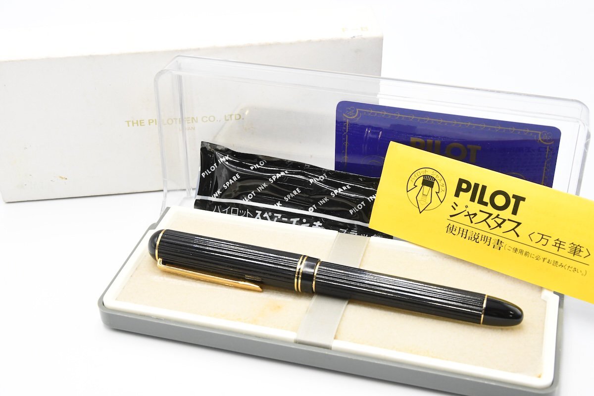 PILOT パイロット JUSTUS ジャスタス 万年筆 14K 585 F 箱付き 20794386の画像1