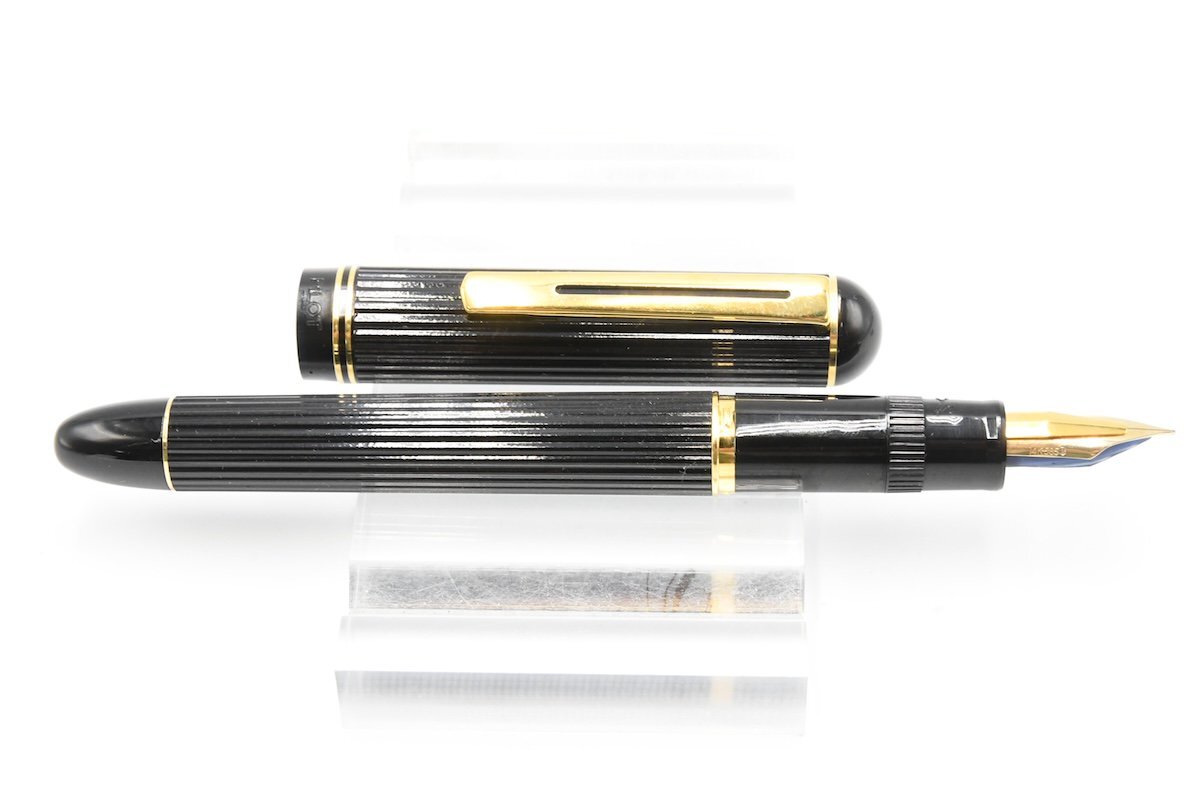 PILOT パイロット JUSTUS ジャスタス 万年筆 14K 585 F 箱付き 20794386の画像4