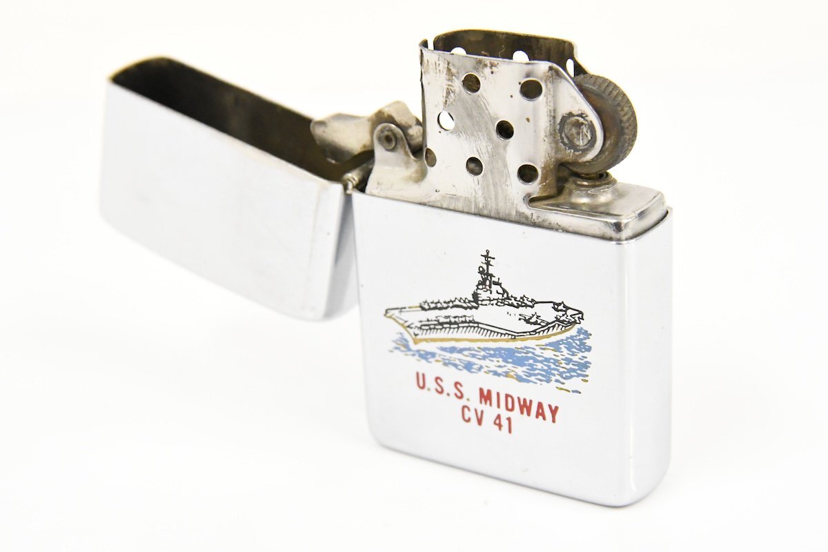 Zippo ジッポー U.S.S.MIDWAY CV41 ミッドウェイ アメリカ海軍 オイルライター 喫煙具 20794852_画像8