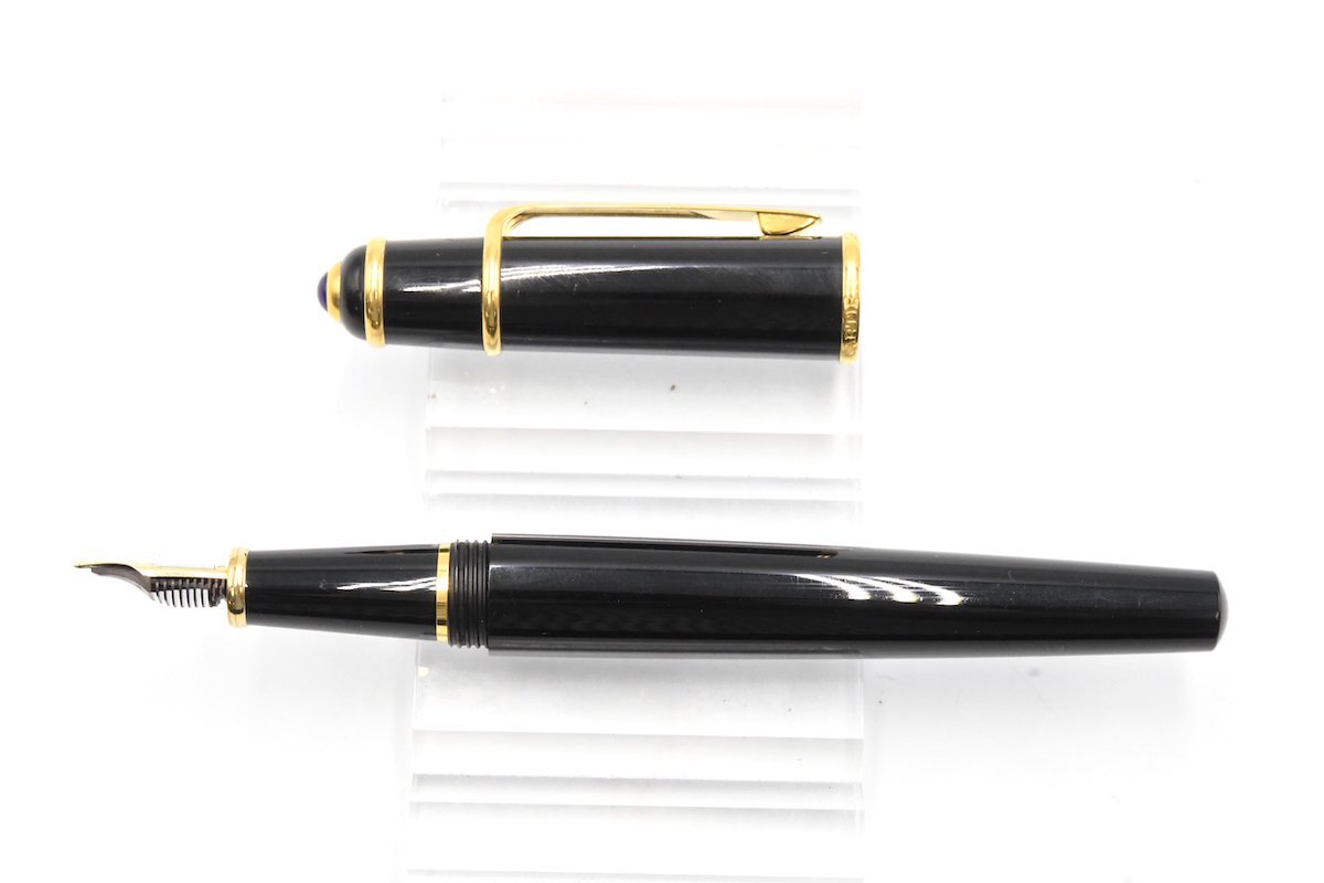 Cartier カルティエ 万年筆 DIABOLO ディアボロ 18Kペン先 コンバーター付 20795182_画像2