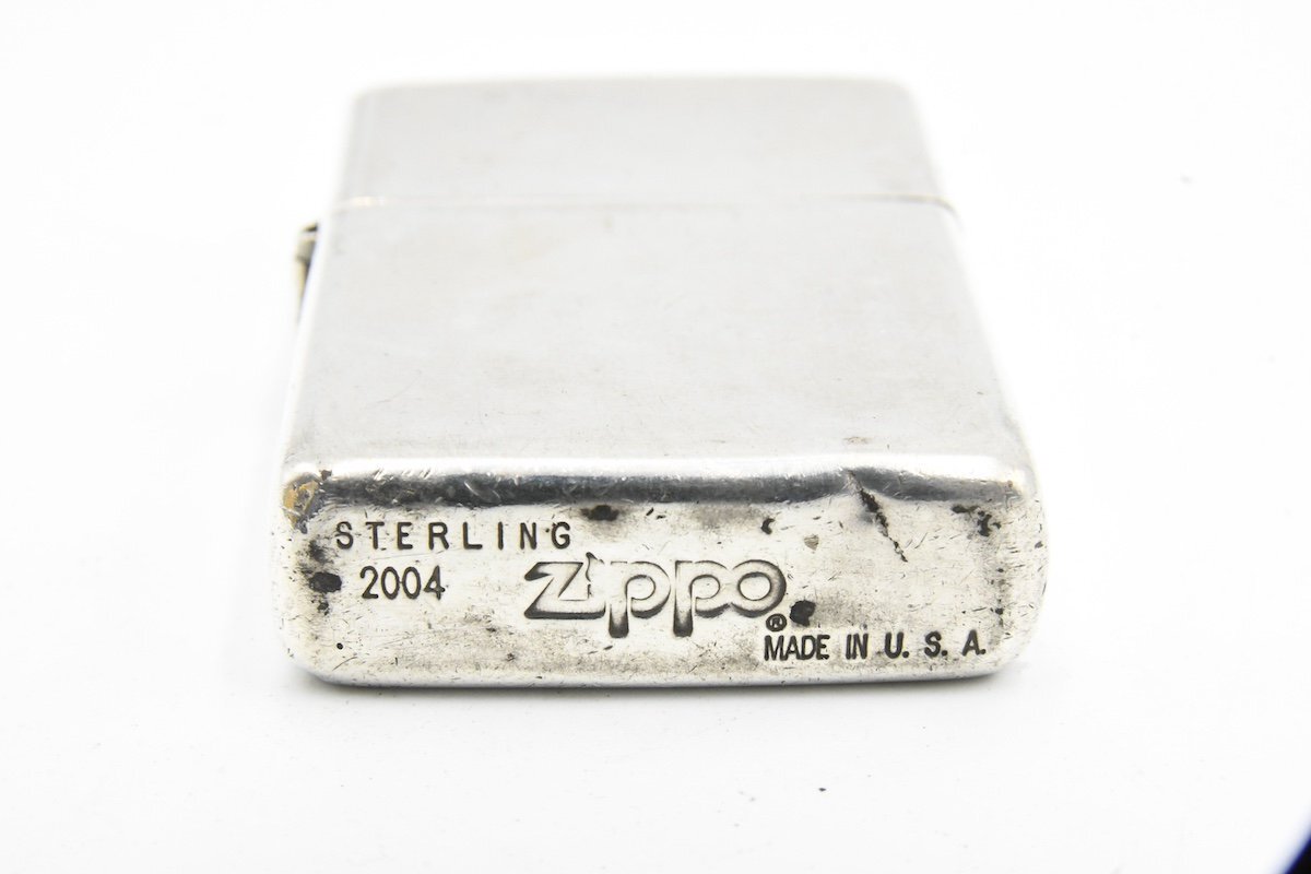 ZIPPO ジッポ STERLING SILVER スターリングシルバー 2004 喫煙具 ライター 20795183_画像8
