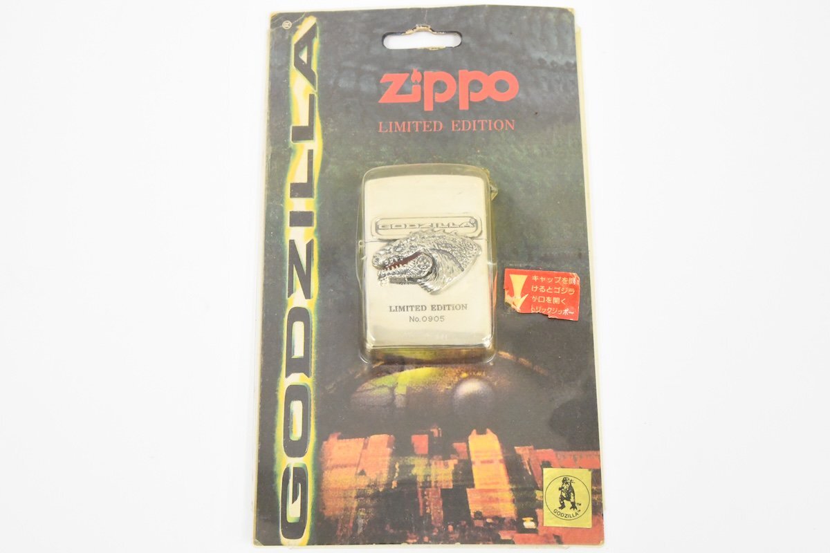 Zippo ジッポー GODZILLA ゴジラ LIMITED EDITION 限定品 パッケージ入り オイルライター 喫煙具 20795299_画像1