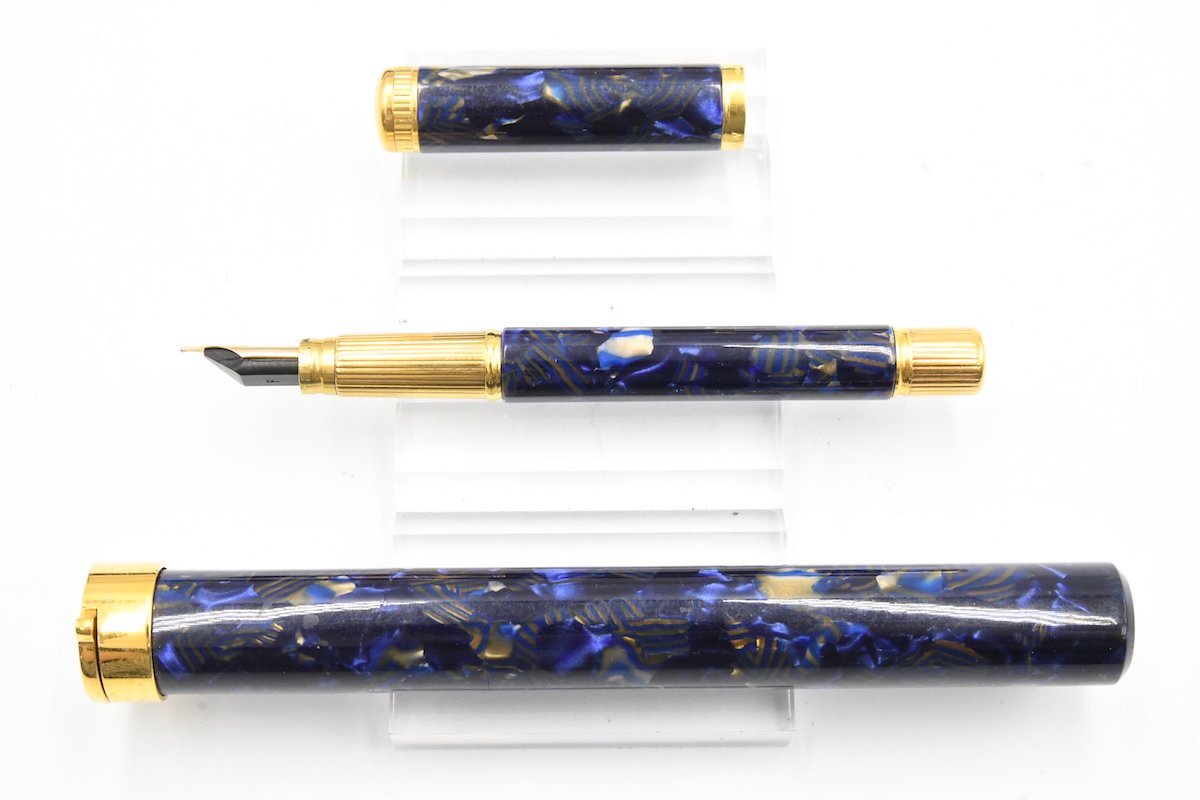 Waterman Waterman fountain pen Lady Agathereti* Agatha blue topaz 18K 20795612