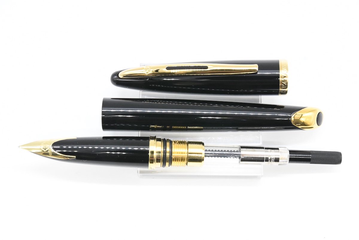 WATERMAN Waterman Curren black si-GT 18K M box pen case attaching fountain pen 20794787