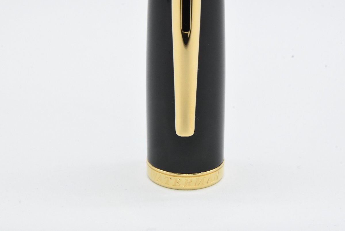 WATERMAN Waterman Curren black si-GT 18K M box pen case attaching fountain pen 20794787