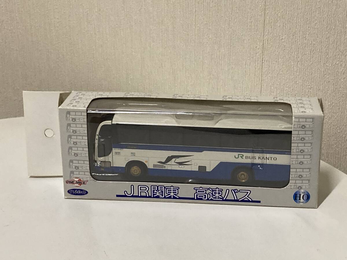 送料無料 ONEMILE ワンマイル JRバス関東 ジェイアールバス関東 高速バス 西工　ネオロイヤル　模型　ミニカー_画像1