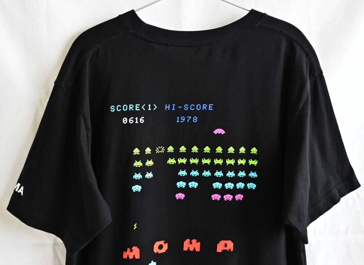  即決【ユニクロ/UNIQLO/UT】space invaders/スペースインベーダー/MoMA コラボTシャツ/XL/ブラック/完売モデル/レアビデオゲーム/nk-244-8_画像7