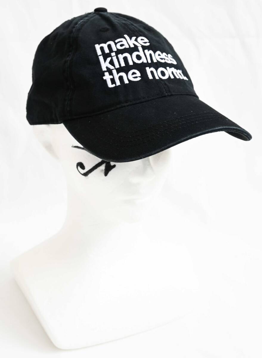  быстрое решение [Random Acts of Kindness.org]make kindness the norm./ официальный колпак / свободный размер / черный /CAP AMERICA(nk-244-5-2)