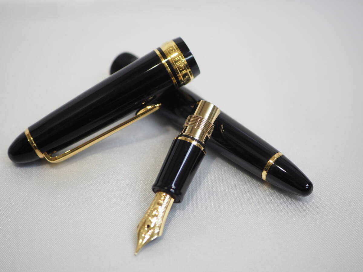 * reality goods only * beautiful goods *SAILOR/ sailor fountain pen JAPAN FOUNDED 1911 pen .:14K 585 H-MF ink cartridge * box attaching writing implements 73482