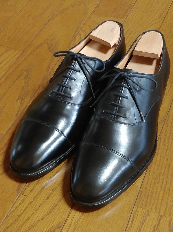 【ほぼ未使用】JOHN LOBB ジョンロブ CITY 236 ストレートチップシューズ ブラック PARIS表記 旧モデル UK9E(27.5cm)_画像1