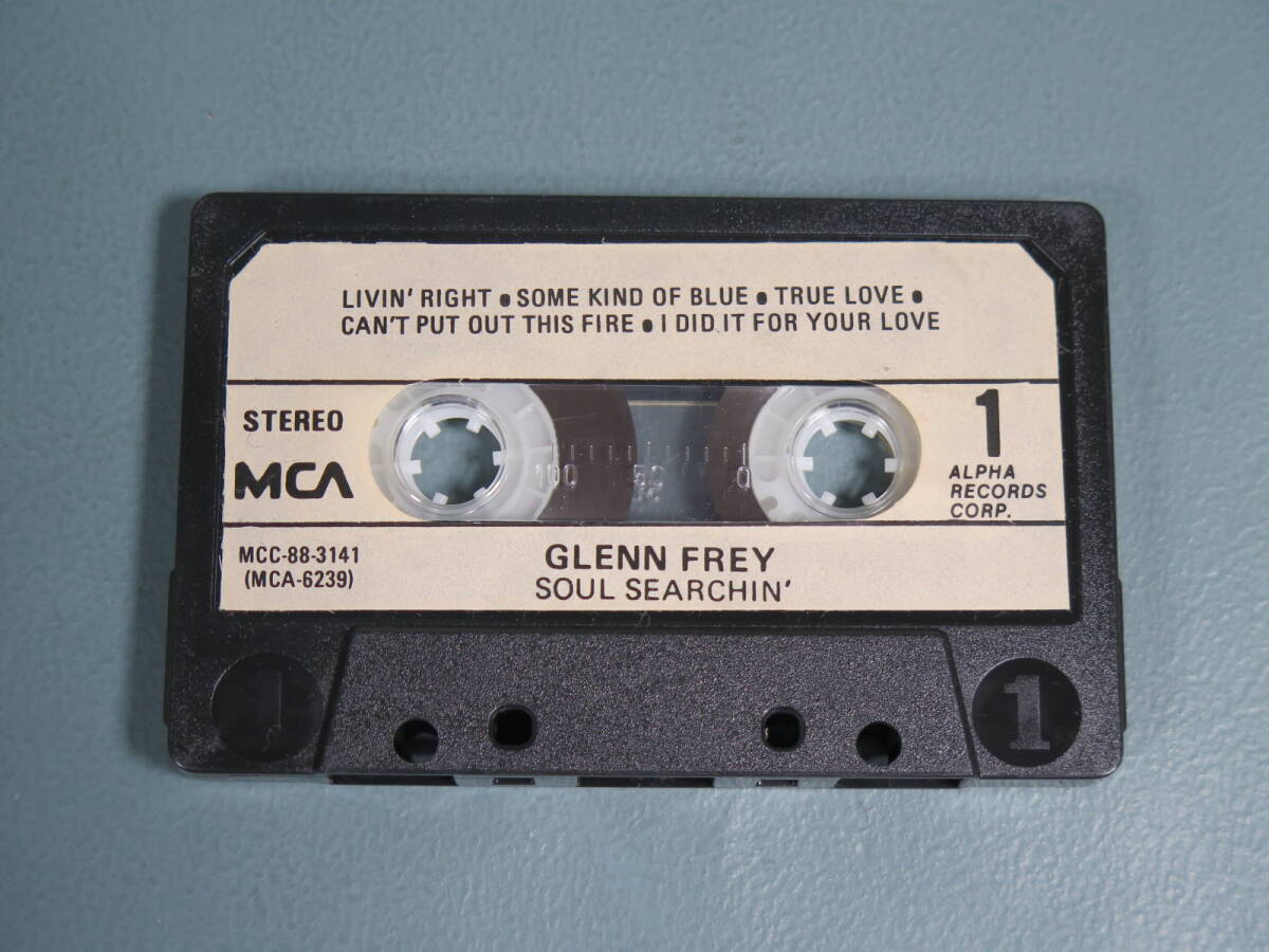 カセットテープ②グレン・フライ GLENN FREY【SOUL SEARCHIN'】ソロアルバム イーグルス MCA-88-3141 USED_画像3