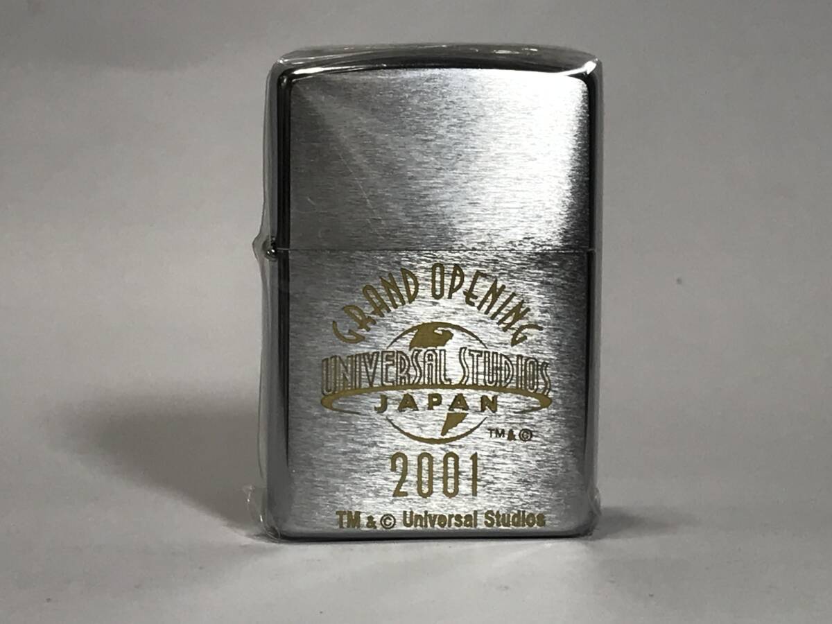 (071) ★ 未使用 ZIPPO ジッポ ★ 2000年製 ★ ユニバーサル・スタジオ・ジャパン グランドオープン限定品 ★ USJ GRAND OPENING 柄 ★ _画像4