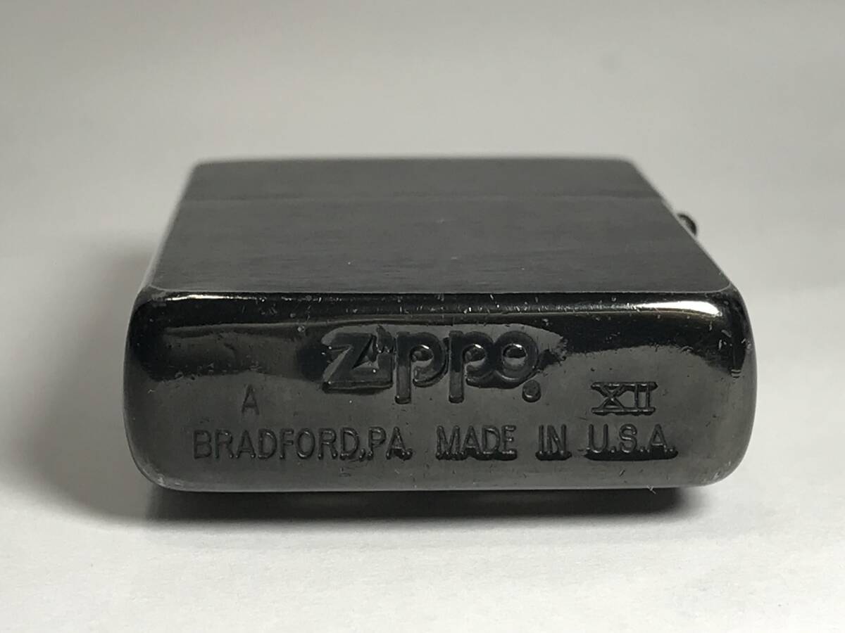 (076) ★ USED ZIPPO ジッポ ★ 1996年製 ★ スカイライン GT-R ★ SKYLINE GT-R エンブレム貼付 ★ _画像7