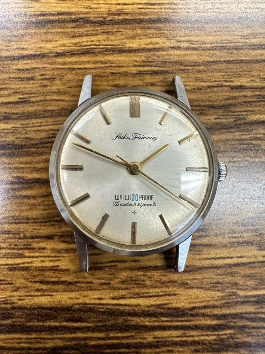 1円スタート 稼働品 SEIKO Fairway セイコーファーウェイ 腕時計 手巻き式 WATER30PROOF WP30 J13013 美品の画像1