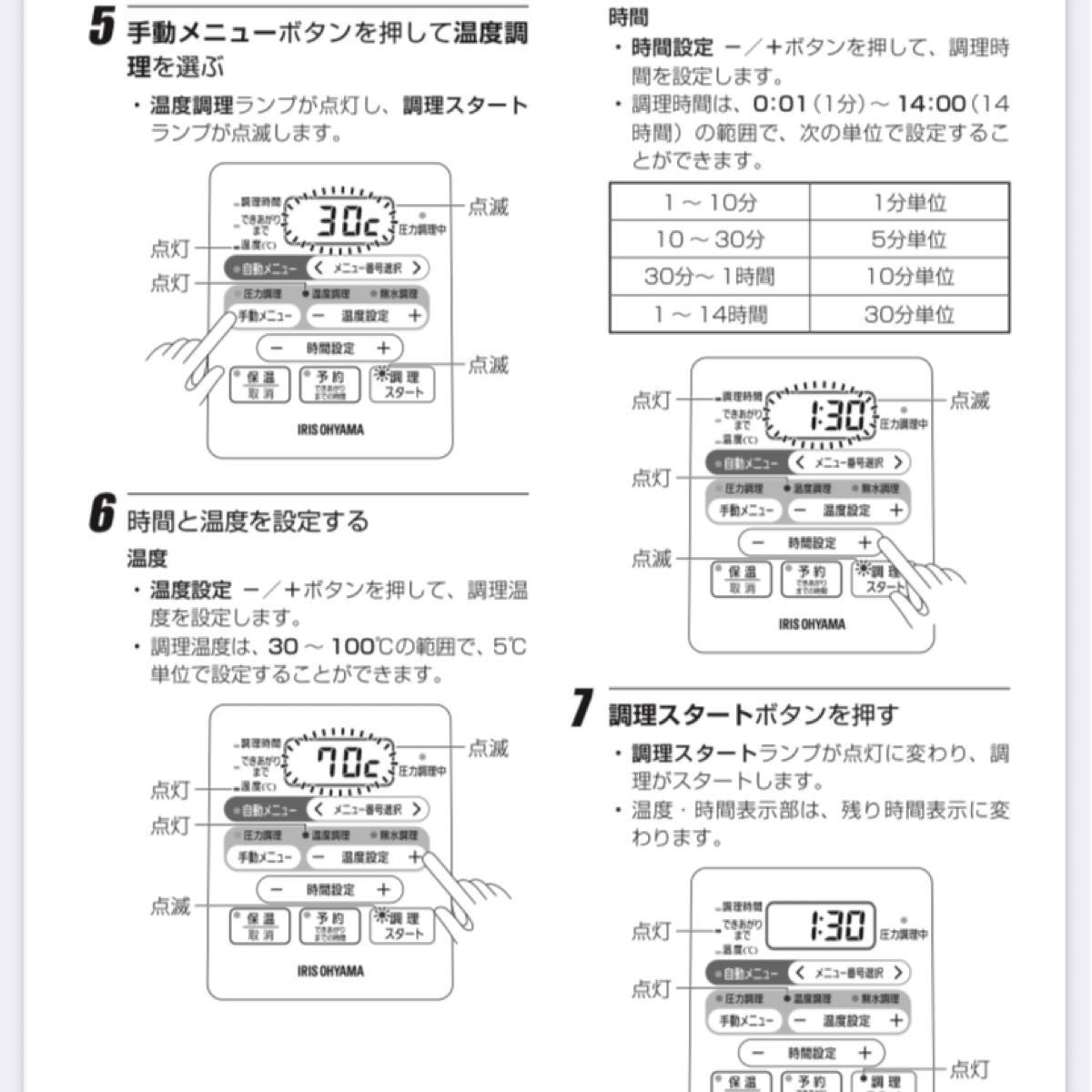 電気圧力鍋 PC-EMA3-W  アイリスオーヤマ